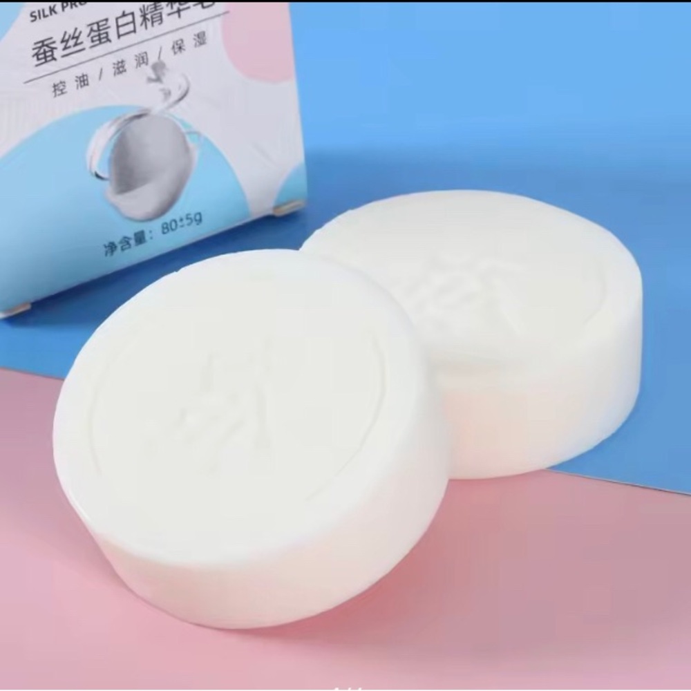Goat milk silk soap for Moisturizing Skin, Acne, wrinkles for face n body